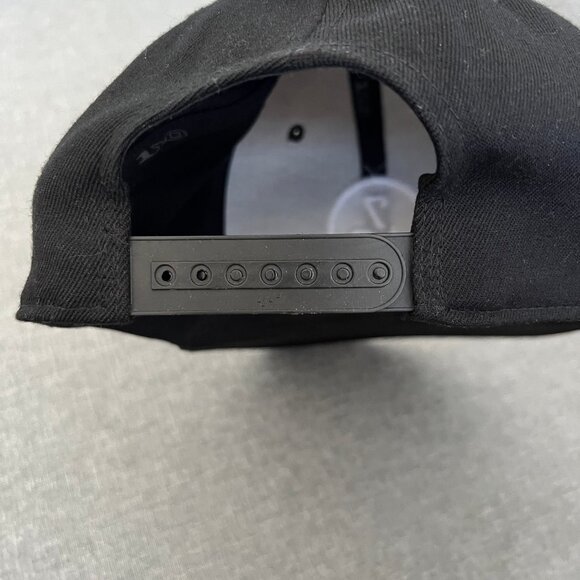 (2for$10) YUPOONG Flexfit Black Adjustable Snapback Cap - Picture 2 of 5